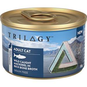 Trilogy Cat Wet Mackarel in Bone Broth 85g（24 cans）