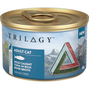 Trilogy Cat Wet Tuna in Bone Broth 85g (24 cans)