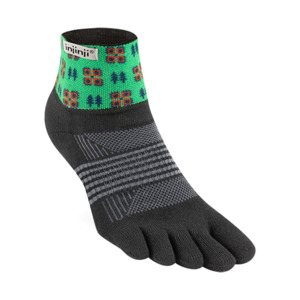 SALE: Injinji Artist Designed Women's Trail Mini-Crew Toesocks