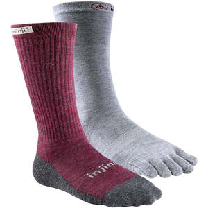 Winter Running Gear: Injinji OUTDOOR HIKER + LINER Women's Crew Running Socks