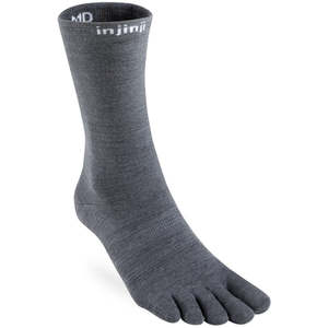 Winter Running Gear: SALE: Injinji LINER Lightweight Crew NuWool Socks