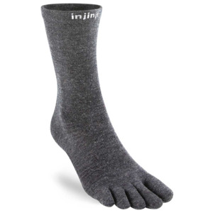 Excl Sale: Injinji Liner Lightweight Crew Wool Socks
