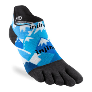 Injinji Run Collection: Injinji Artist Designed Men's No-Show Toesocks