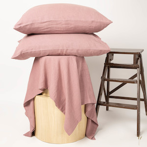 Frontpage: Lavender Fields Linen Flatsheet Set