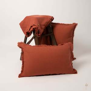 Duvet Set: Earth Brown Linen Duvet Set