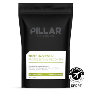 Default: Pillar Performance - Triple Magnesium Powder 200g Pineapple Coconut (Pouch)