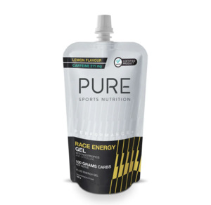 Nutrition: Pure Performance + Race Gel Lemon + Caffine (100g Carb) 185g