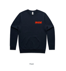 Sweatshirts: iRIDE 24 Men's Crew Neck Sweatshirt