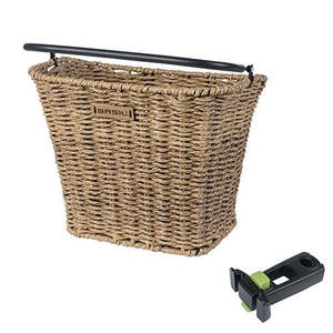 Baskets: Basil - Bremen Rattan Look Basket With Ahead Stem Holder