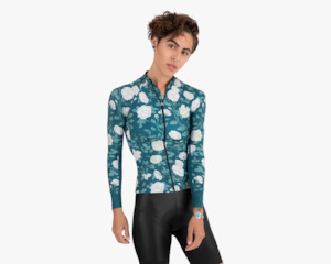 Mff: Machines For Freedom - The Summerweight Long Sleeve Cycling Jersey in Jaded Rose