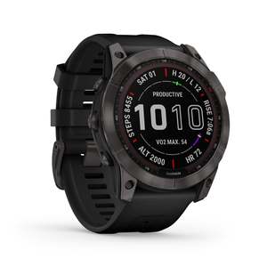 Clearance Computers: Garmin - fēnix 7X – Sapphire Solar Edition