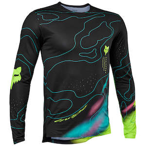 Clearance Apparel: FOX FLEXAIR LUNAR JERSEY [BLACK]