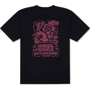 Mons Royale: Mons Royale Icon T-shirt Mens Shroom Rad Black