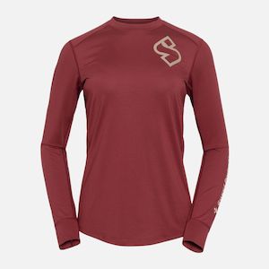 HUNTER LS JERSEY - DARK RED - WOMEN'S