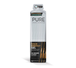 Nutrition: Pure Performance + Race Gel Cola + Caffine (80mg) 70g