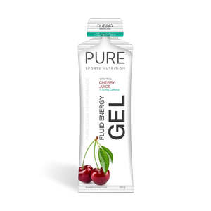 Nutrition: Pure Fluid Energy Gel 50g Cherry+Caffeine