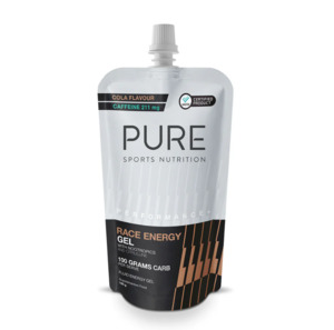 Pure Performance + Race Gel Cola + Caffine (100g Carb) 185g