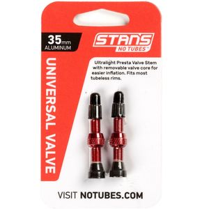 Stan's Notubes - 35mm Alloy Universal Valve (Carded Pair)