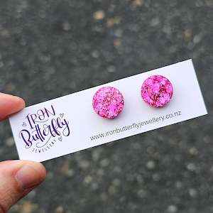New release: Circle Studs - Pink 15mm