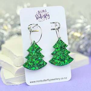 Christmas: Christmas Tree Hoop - Green