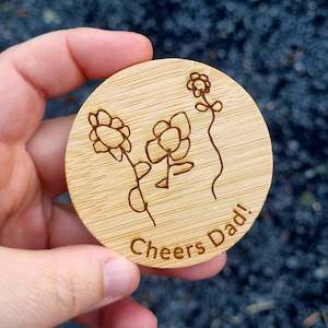 Fathers Day: Mini Masterpiece Bamboo Opener