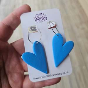 Dangle Earrings: Maya - Blue