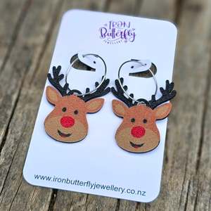 Rudolph Earrings