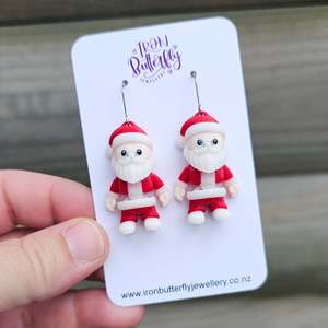 Santa Earrings