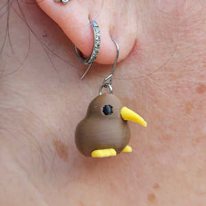 Animal Earrings - Kiwi