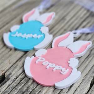 Easter Bunny Tag - Personalised