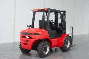 2.5ton Royal Rough Terrain 4WD Forklift with A/C cab - T25E-4 Blue colour