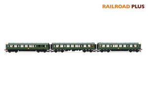 Model Railway: Hornby R30170 OO RailRoad Plus BR Class 110 3 Car Train Pack - Era 6
