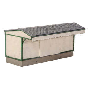 Model Railway: Peco LK12113 TT:120 Goods Shed SR (IoWR) - Laser Cut Wood Kit