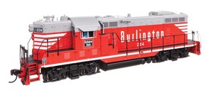 Diesel Locomotives: Walthers Proto 920-42419 HO EMD GP7 - LokSound 5 Sound and DCC -- Chicago, Burlington & Quincy #204