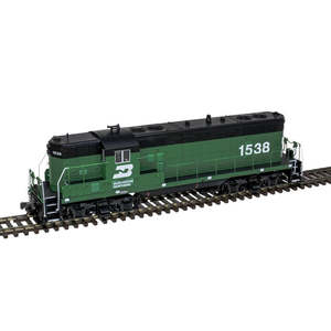 Atlas 10003943 HO EMD GP7 - Standard DC - Classic(R) Silver -- Burlington Northe&hellip;