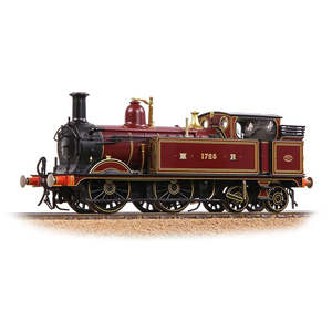 Steam Locomotives: Bachmann Branchline [OO] 31-740A MR 1532 Tank 1725 Midland Railway Crimson Lake