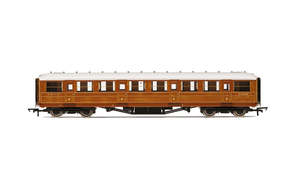 Coaches Passenger Cars: Hornby R40452 OO LNER - Gresley Corridor - 51668 - First Class Coach