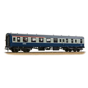 Coaches Passenger Cars: Bachmann Branchline [OO] 39-804 BR Mk1 BSOT Brake Second Open Micro Buffet in BR Blue & Grey