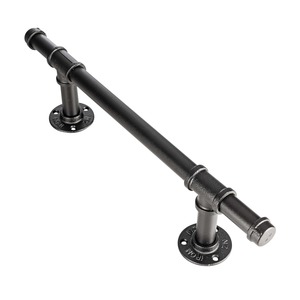 Large Barn Door Handle Black