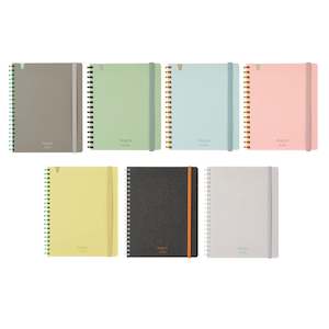 Notebooks: Kokuyo Sooofa Soft Ring Notebook - 4 mm grid - 80 Sheets - Wide B6
