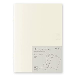 Notebooks Planners: Midori MD Notebook Light - 3 Book Set - A5 - 7mm Lined