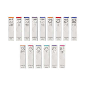 Pen Cases Organizers: Uni Smudge Proof Lead - 0.3 / 0.4 / 0.5 / 0.7 / 0.9 mm