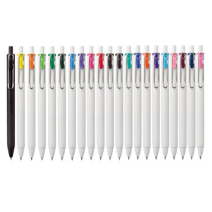 Pens Pencils Art Supplies: Uni-ball One Gel Pen - 0.38 mm