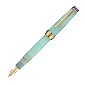 Fountain Pens: Sailor Shikiori Rain Sound Fountain Pen - 21K Gold - Medium Fine Nib - Spring Rain