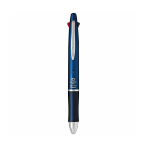 Oil Based Ballpoint Pens: Pilot 4+1 Dr. Grip (Acroball Smooth 0.5 Ballpoint +0.3 Mechanical) Multi Pen - Blue Black