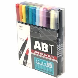 Brush Pens Calligraphy Pens: Tombow ABT Dual Brush Pen - 36 Basic Color Set