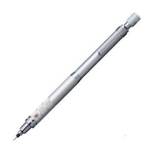Mechanical Pencils: Uni Kuru Toga Roulette Mechanical Pencil - Silver - 0.5 mm