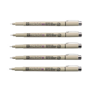 Sakura Pigma Micron Fineliner Pen - Black Ink
