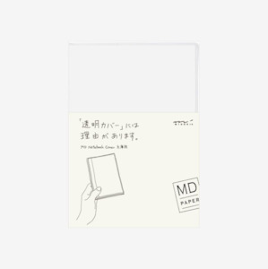 Notebook Covers: Midori MD Notebook Cover - PVC Clear - A6