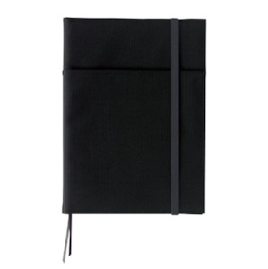 Notebook Covers: Kokuyo Polyester Notebook Cover (With one Twin-ring Notebook) - 2 Notebooks Capacity - Slim B5